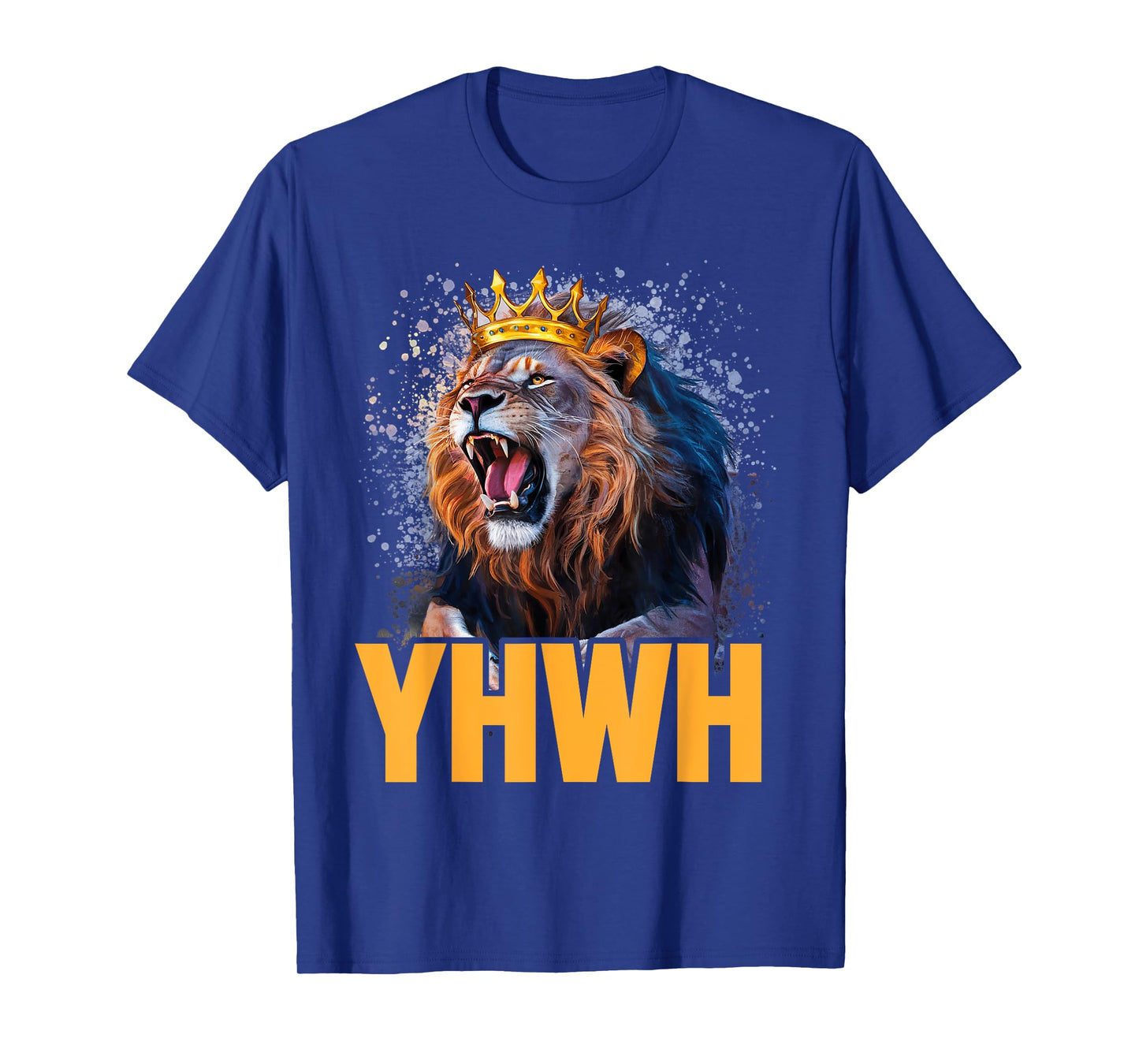 Yhwh Lion Of Judah Yahweh In Hebrew Jesus Christian T-Shirt