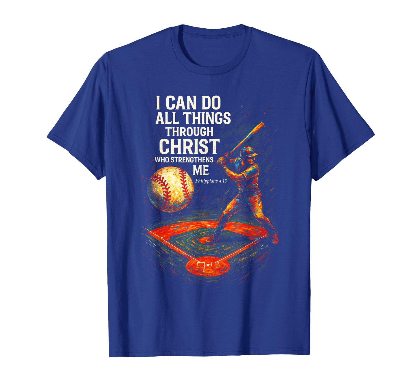 I Can Do All Things - Christian Baseball Inspiration T-Shirt