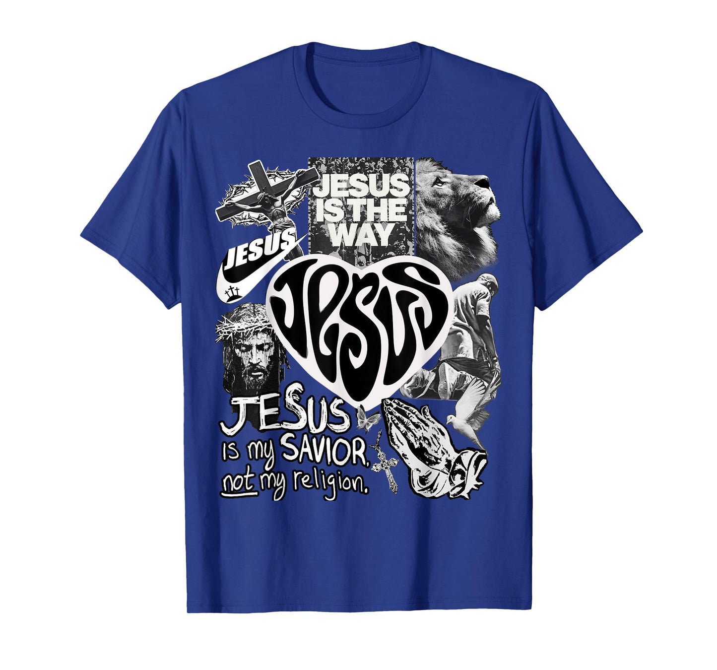 Jesus is The Way Christian Bible Verse God Faith Mens Womens T-Shirt
