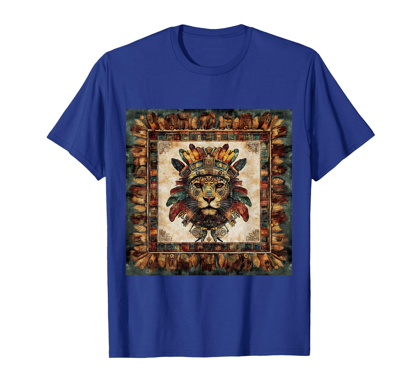 Jaguar Warrior Mayan Aztec Deity Tribal Culture T-Shirt