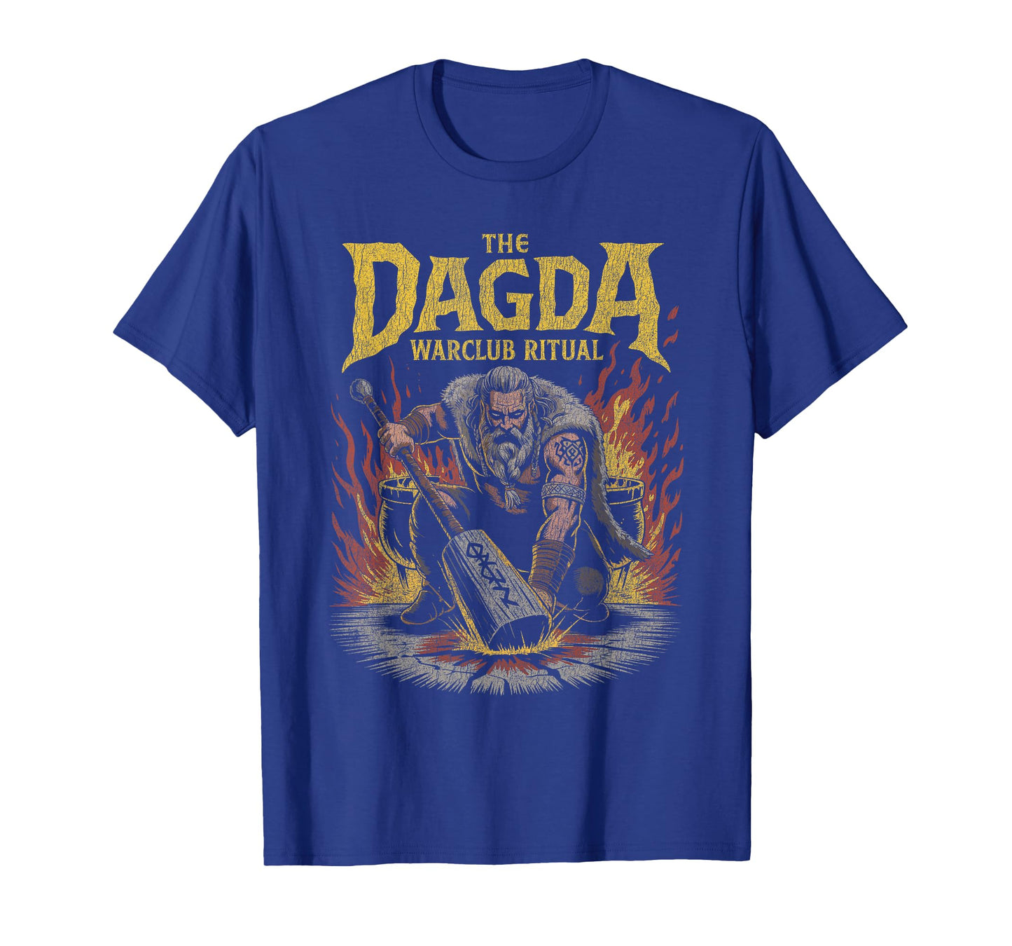 The Dagda Celtic God of Strength Magic and Warclub T-Shirt