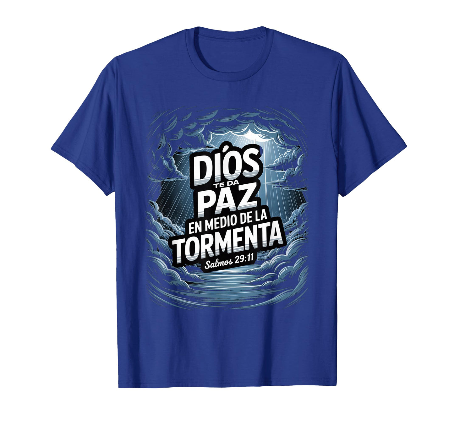 Salmos 29:11 β Paz en la Tormenta Christian Faith T-Shirt