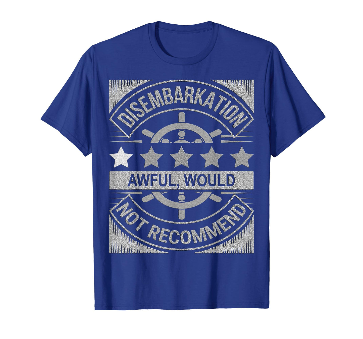 Disembarkation Recap Parody Funny Travel Cruise Ship Humor T-Shirt
