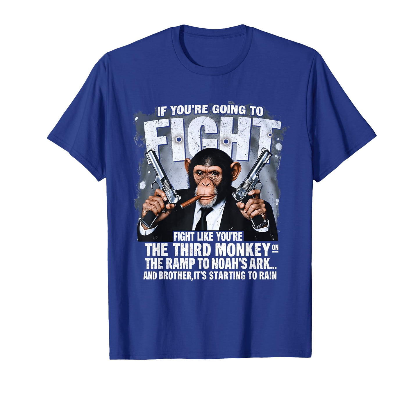 If You're Going Fights Like Youre The Third Monkey Christian T-Shirt