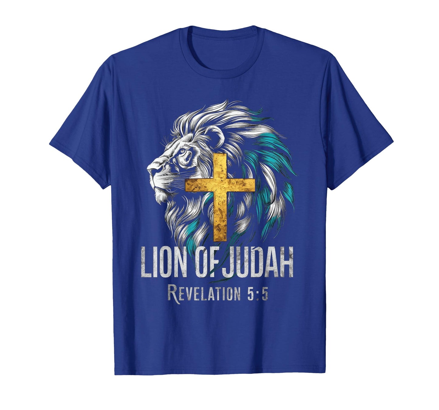 Lion of Judah Christian Cross T-Shirt