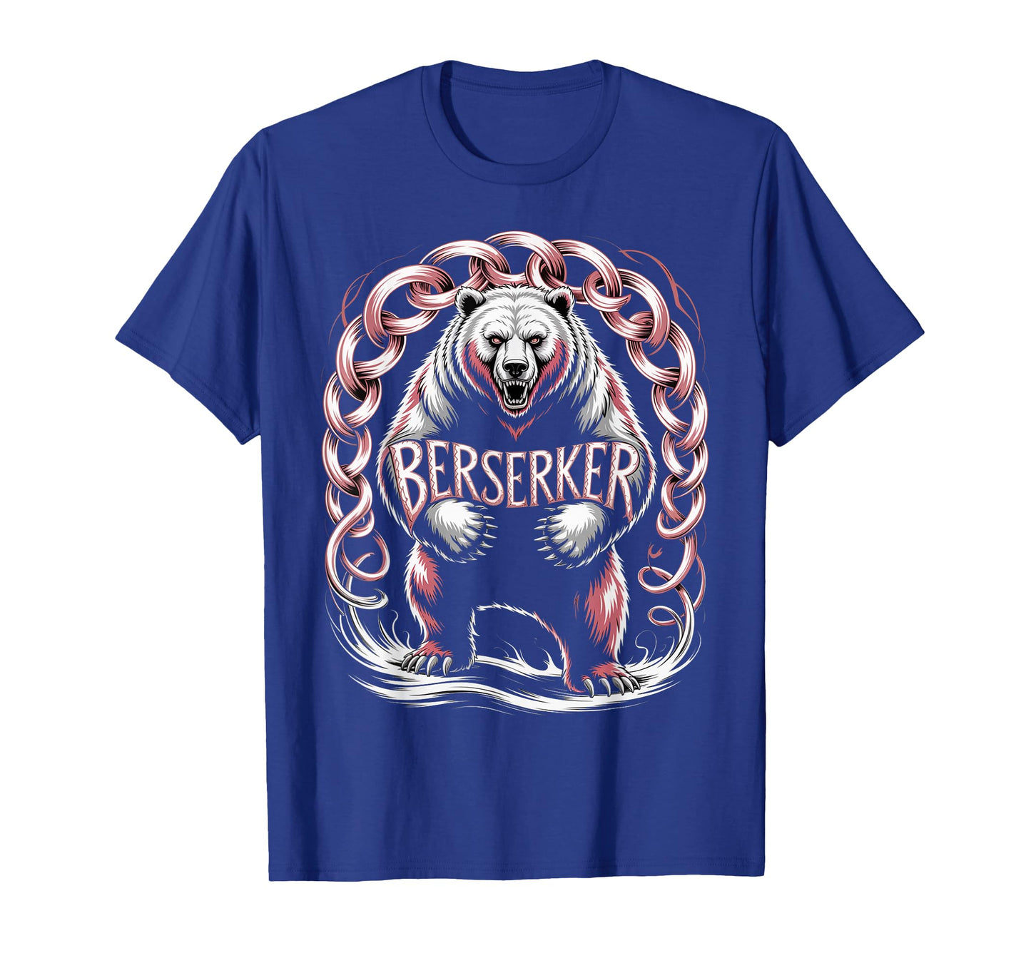 Knotwork Berserker Bear Nordic Warrior Viking Spirit T-Shirt