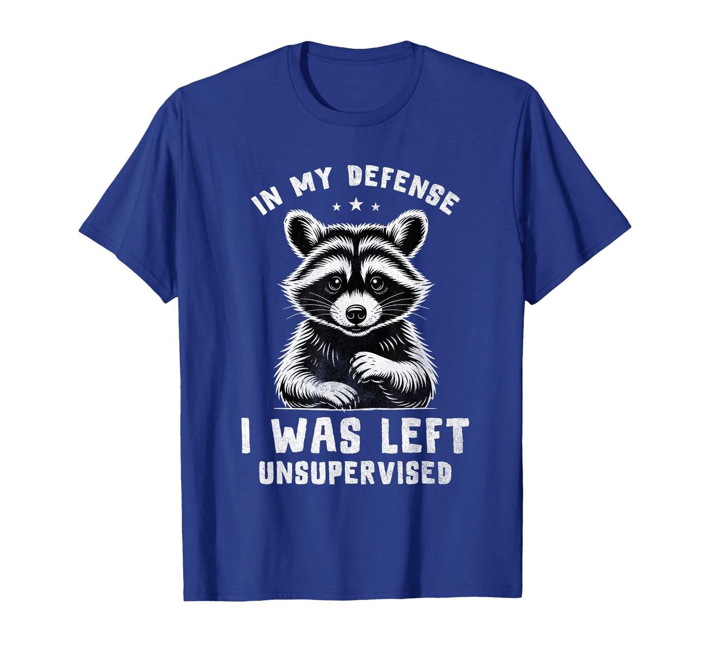 Vintage in My Defense I was Left Unsupervised Funny Sayings T-Shirt