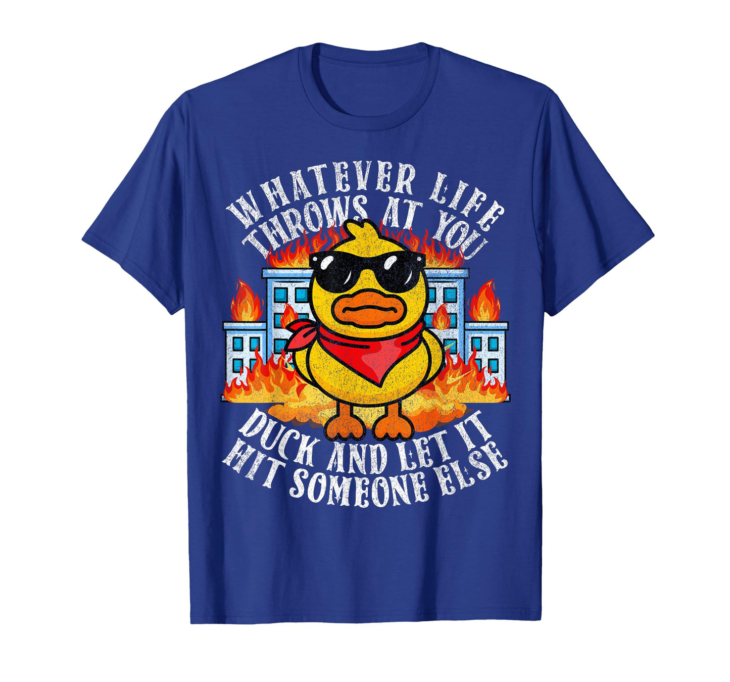 Sarcastic Funny Duck Shirt Funny Joke Quote Humor Duck Meme T-Shirt
