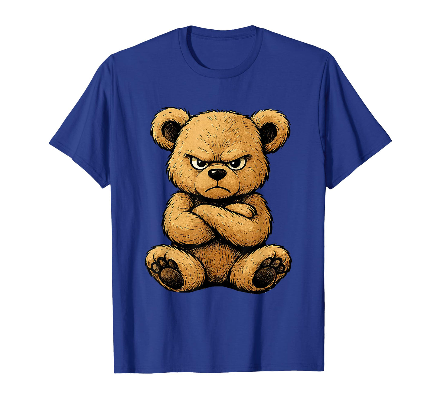 Teddy Bear Angry Teddy Bear Lover Graphic Design Humor T-Shirt