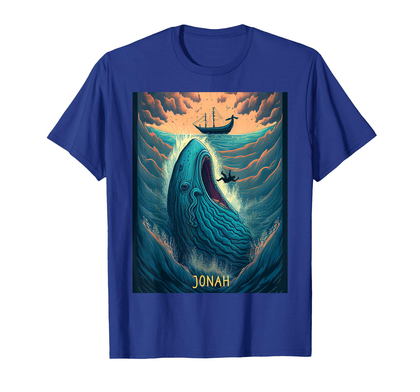 Cute Jonah and The Whale Bible Story T-Shirt