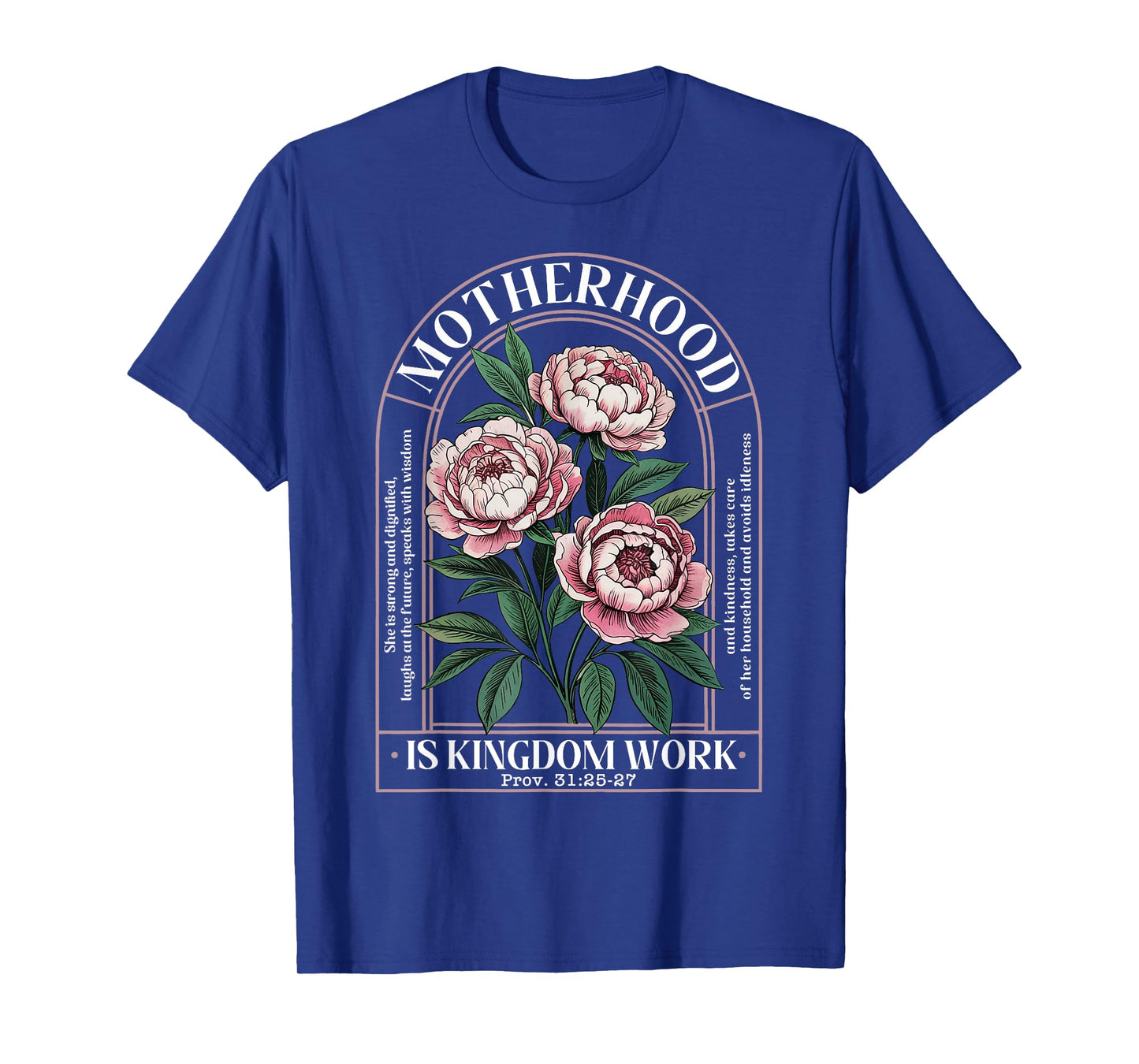Motherhood Is Kingdom Work Mothers Day Mom Jesus Christian T-Shirt