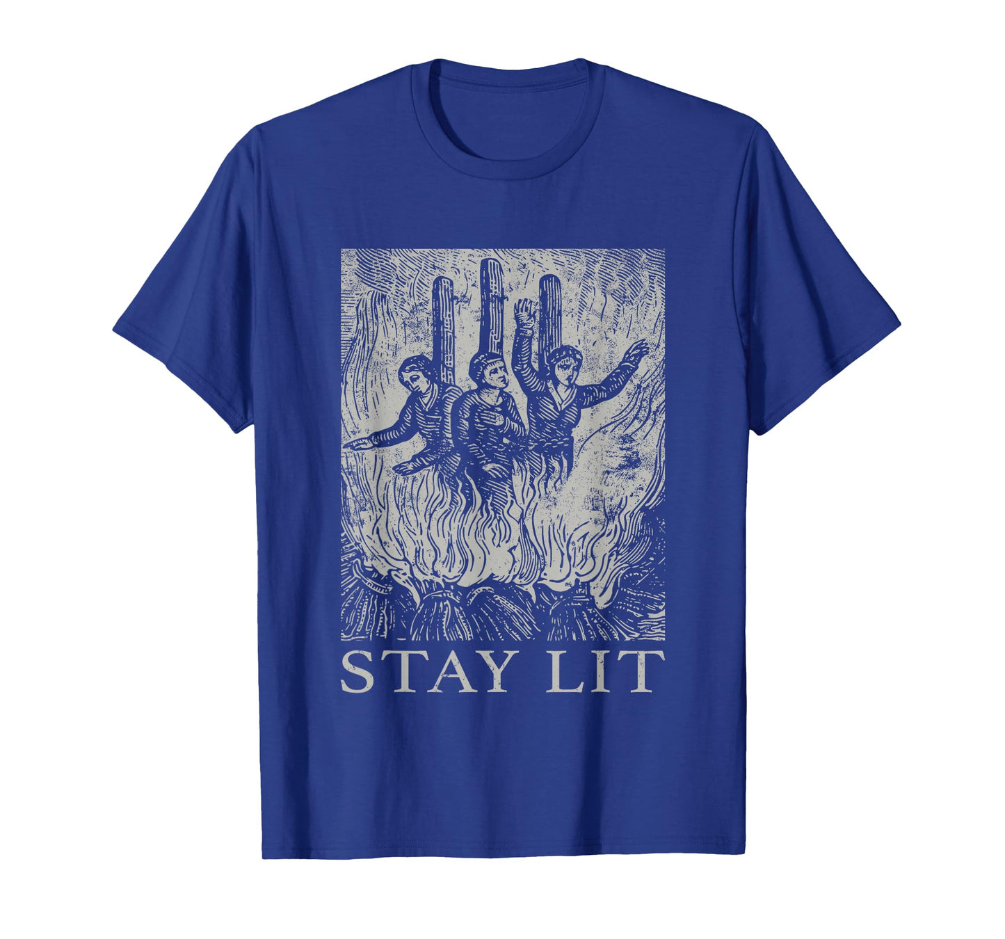 Occult Stay Lit Satan Devil Hell Unholy Antichrist Witch T-Shirt