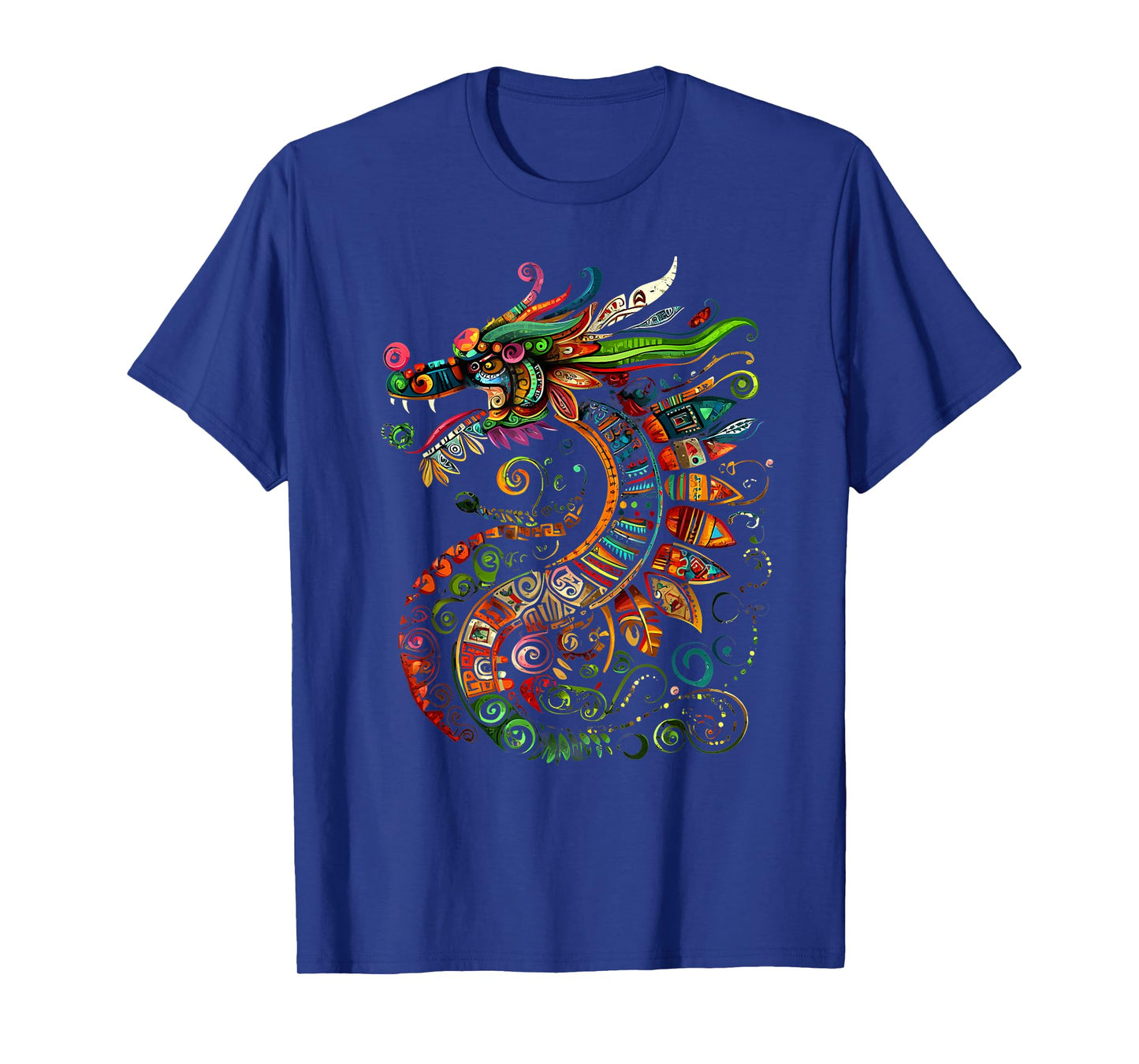 Aztec God Feathered Serpent Quetzalcoatl Mexican Mythology T-Shirt