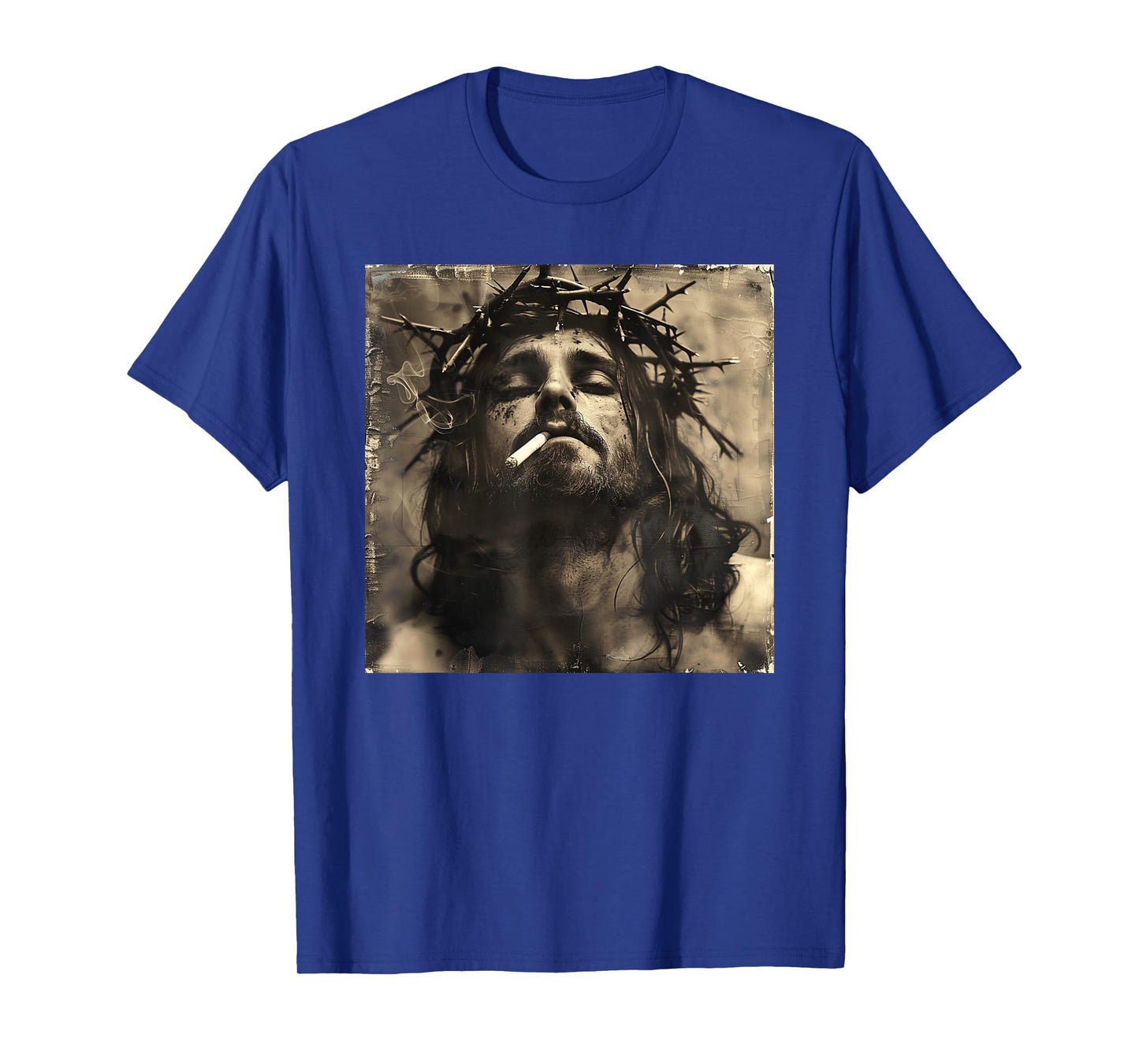 Cooler Jesus Christ Smokes, Resistance, Rebellious Jesus T-Shirt