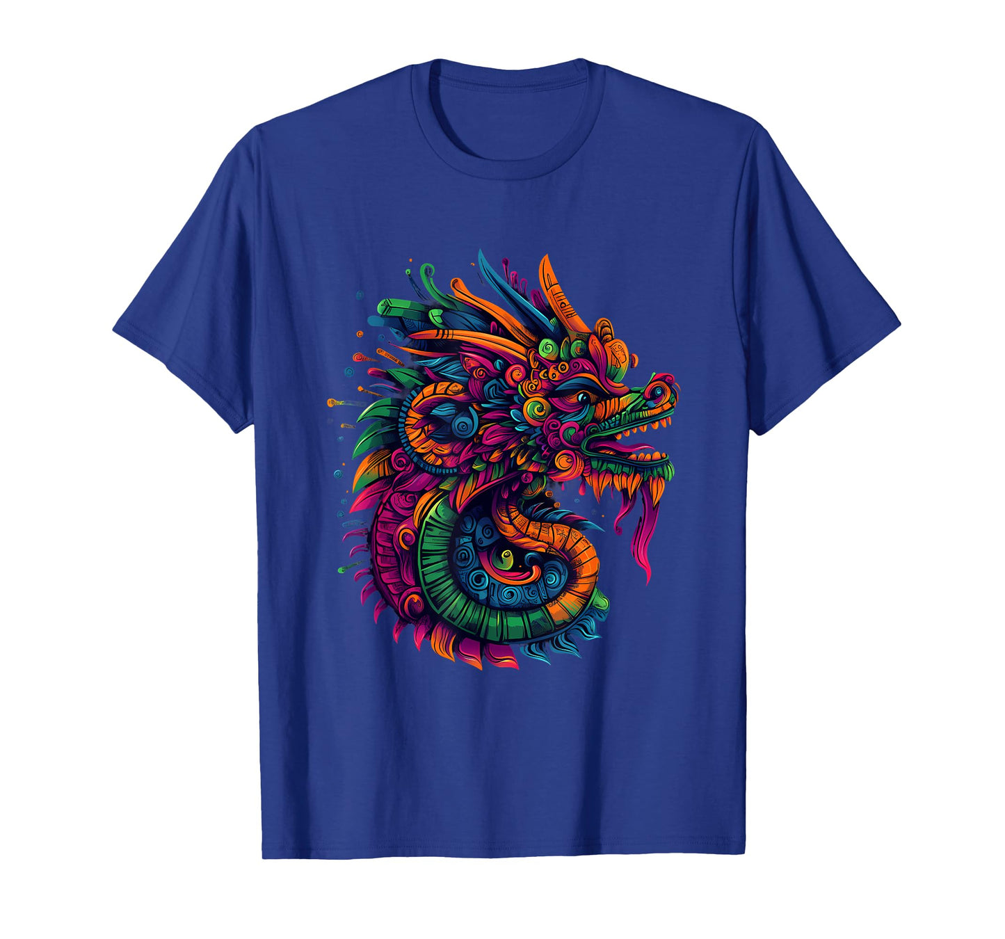 Aztec God Mexican Mythology Quetzalcoatl Feathered Serpent T-Shirt