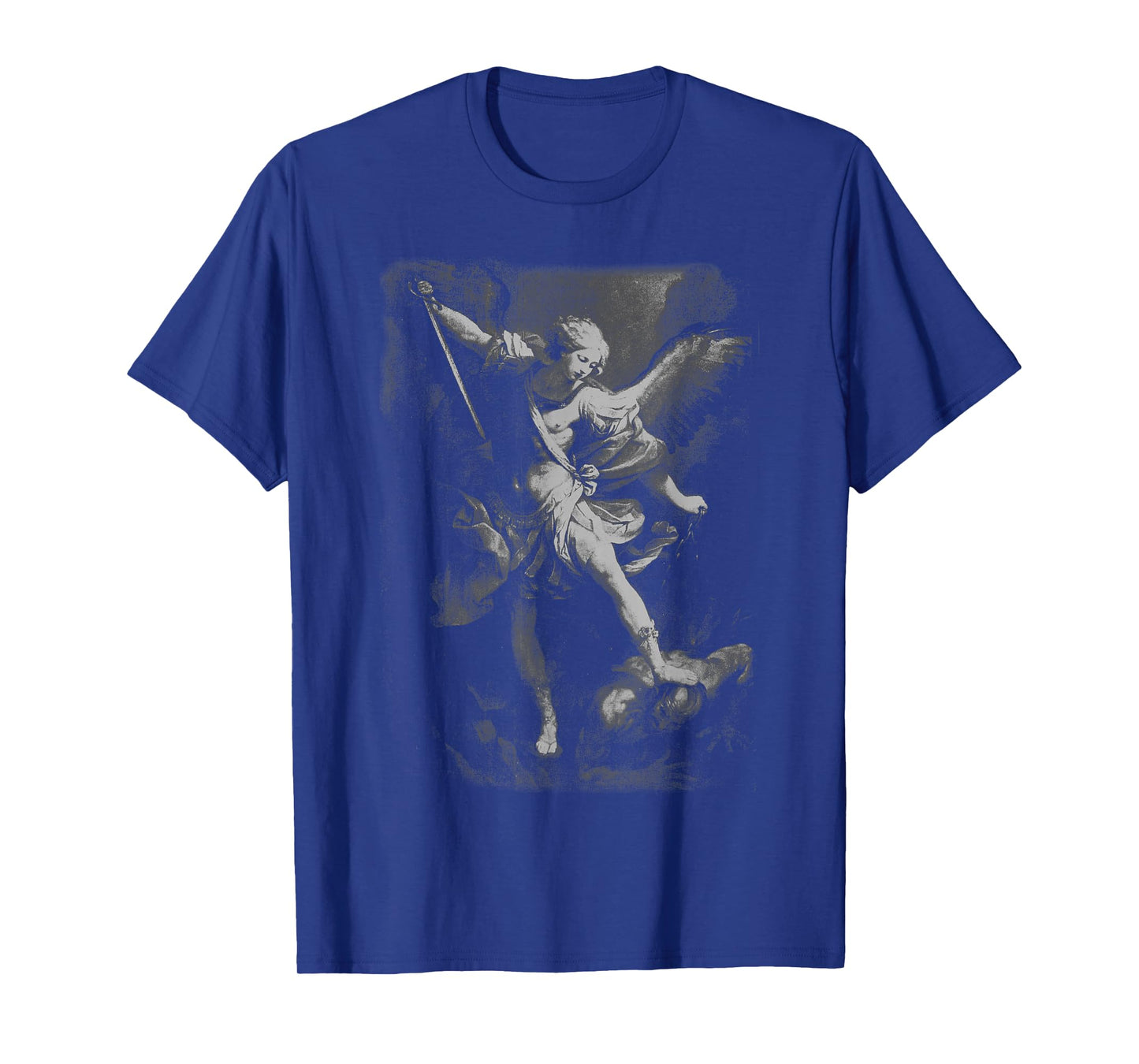 Saint Michael the Archangel Defeating Satan Christian T-Shirt