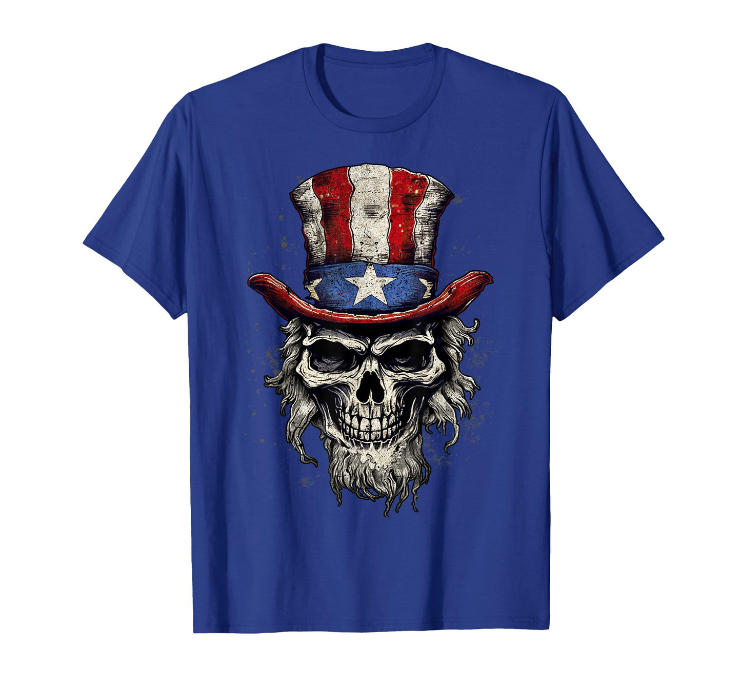 Uncle Sam Skull T-Shirt