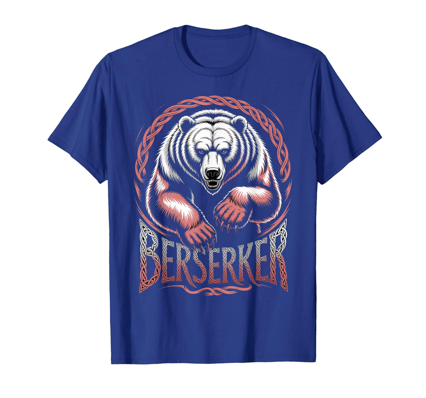Knotwork Berserker Bear Nordic Warrior Norse Spirit T-Shirt