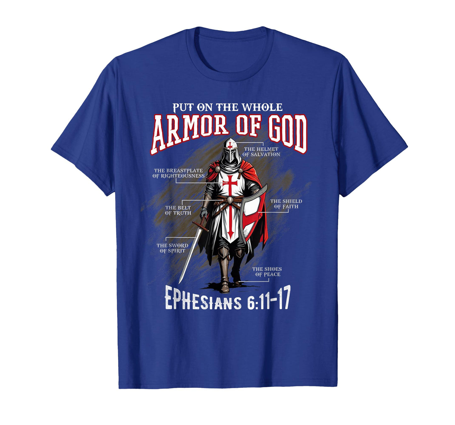 Full Armor of God Men Women Kids Christian Bible Verse Gift T-Shirt