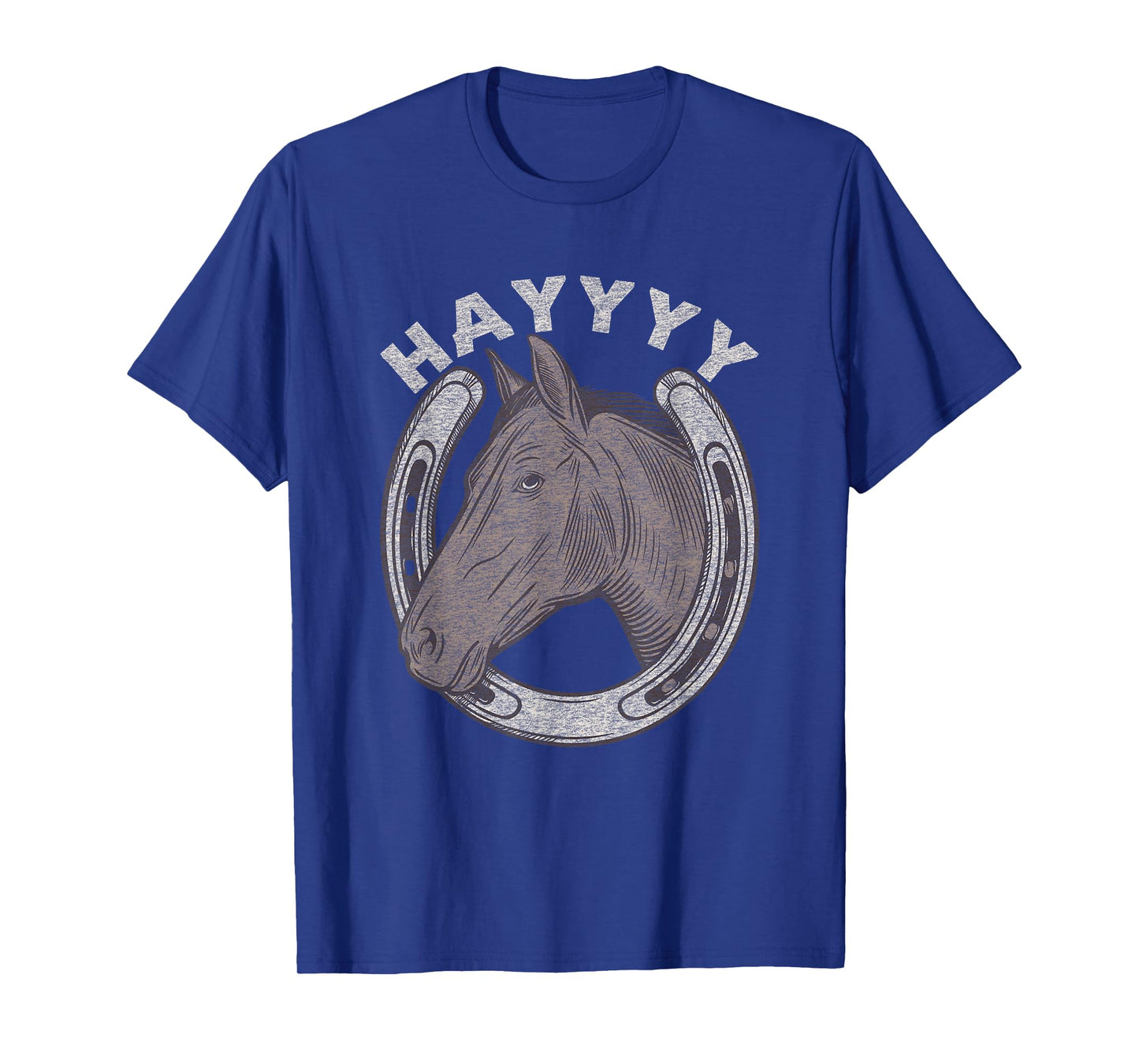 Funny Horse Hay Saying | Equestrian Lover Vintage Graphic T-Shirt