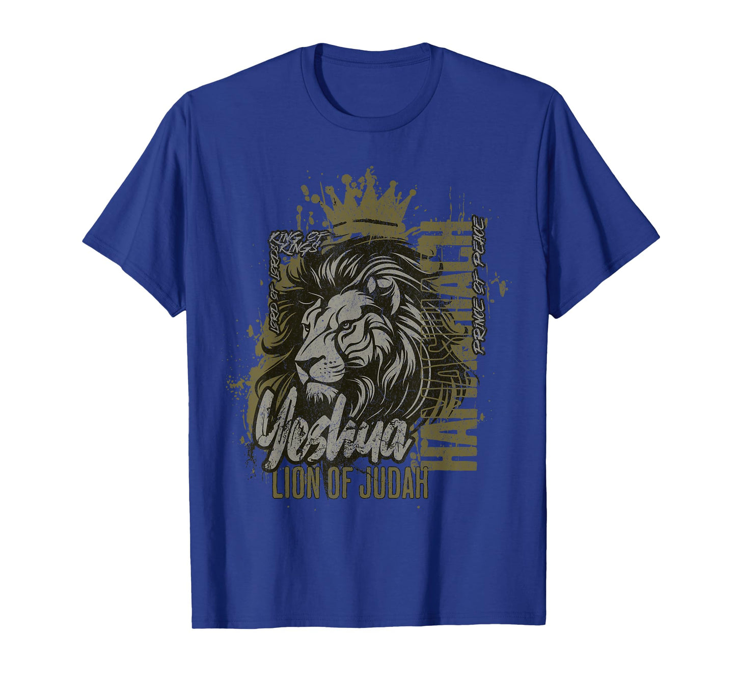 Yeshua Hamashiach Lion of Judah Messianic Hebrew Jesus T-Shirt