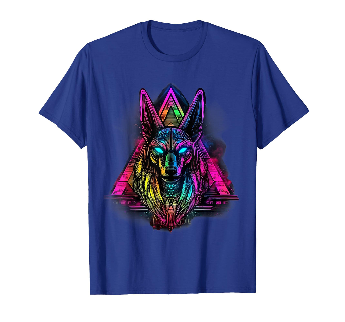 Ancient Egypt Tutankhamun Anubis Pyramid Egypt Mythology T-Shirt