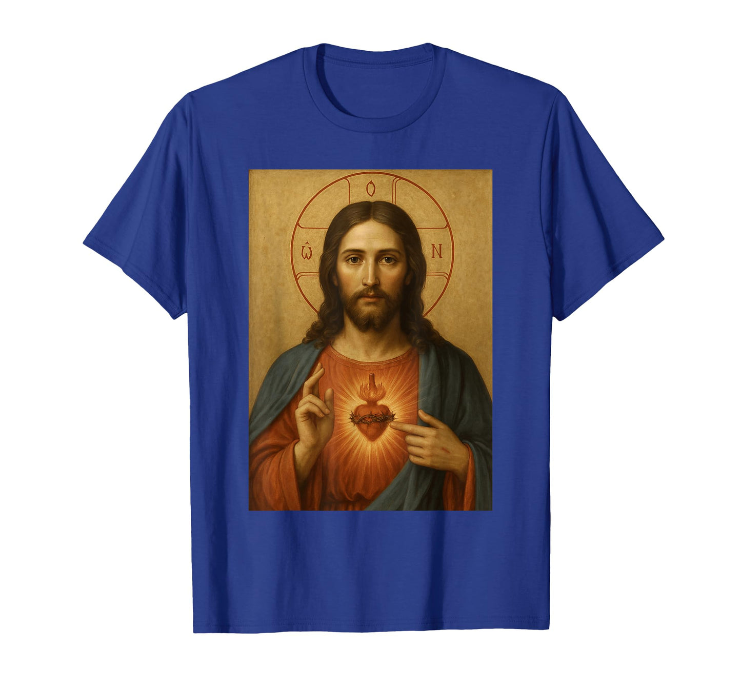 Icon of Jesus Christ - Catholic Sacred Heart of Jesus T-Shirt