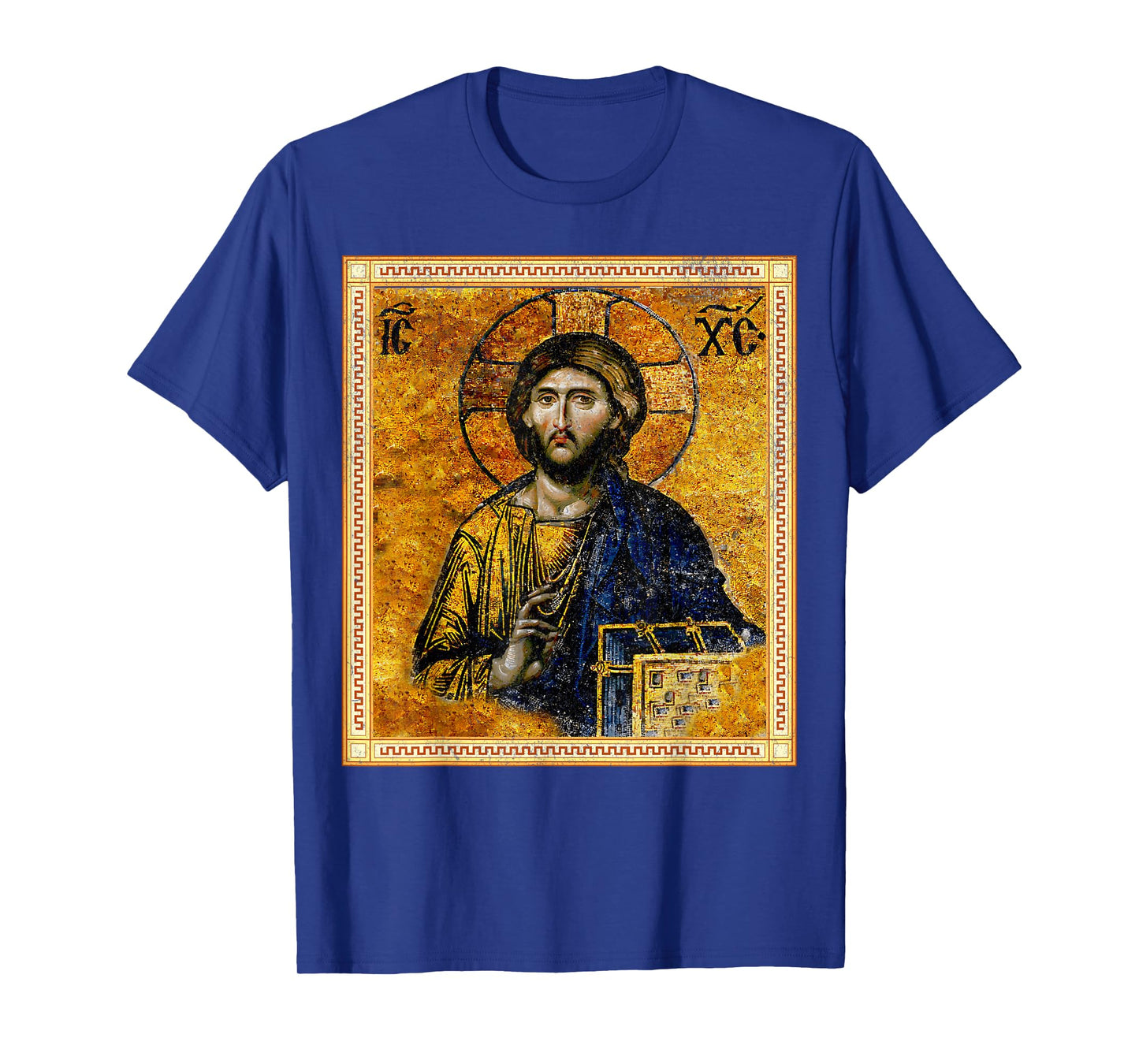 Jesus Christ Pantocrator Eastern Orthodox Byzantine Art T-Shirt