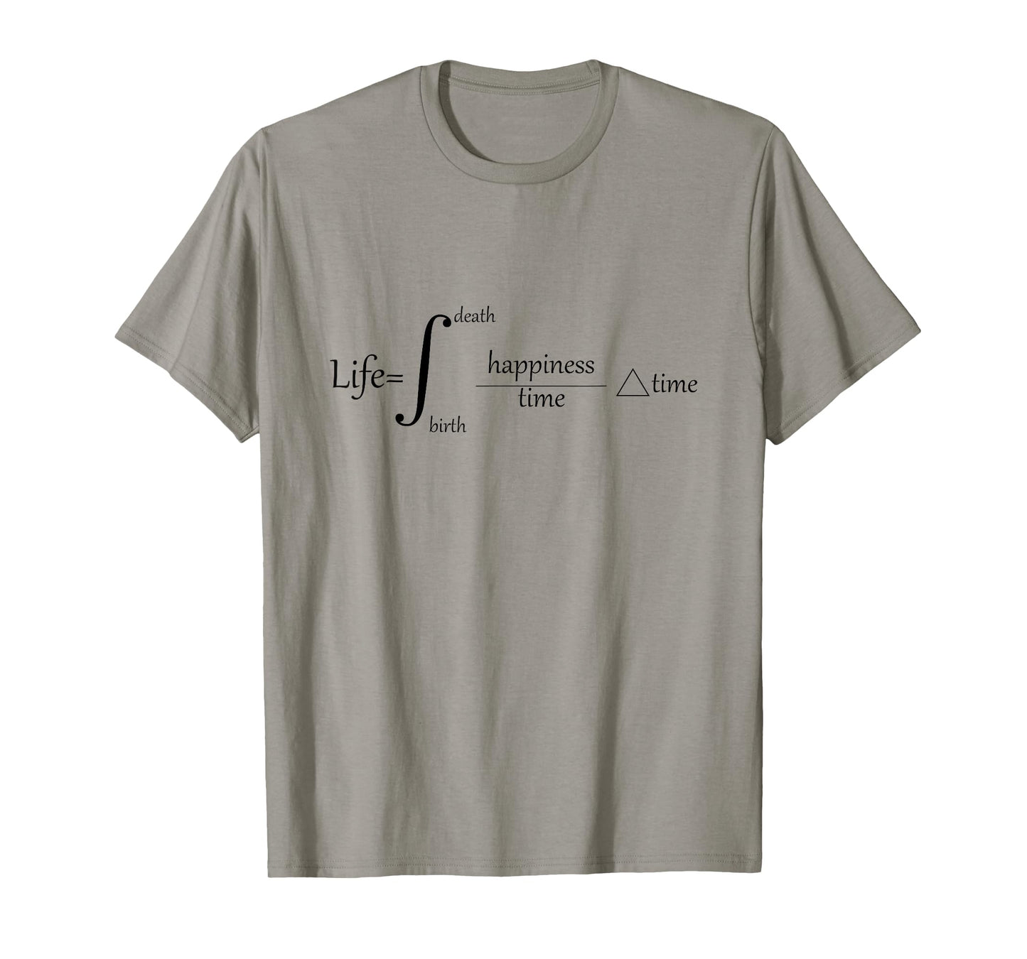 The Equation of Life Deep Engineering Integral Math Calculus T-Shirt