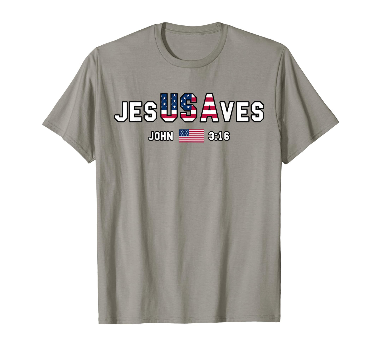 Toddler Jesus Saves USA 4th July Christian Men Boy Patriotic T-Shirt