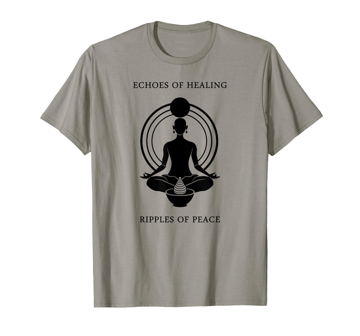 Echoes of Healing, Ripples of Peace Sound Bath Healing T-Shirt
