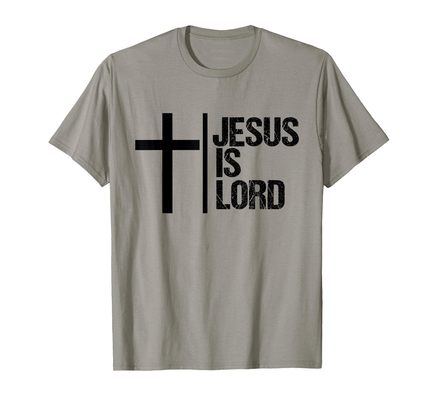 Jesus is Lord T-Shirt Cross Faith Christian Bible God Holy T-Shirt