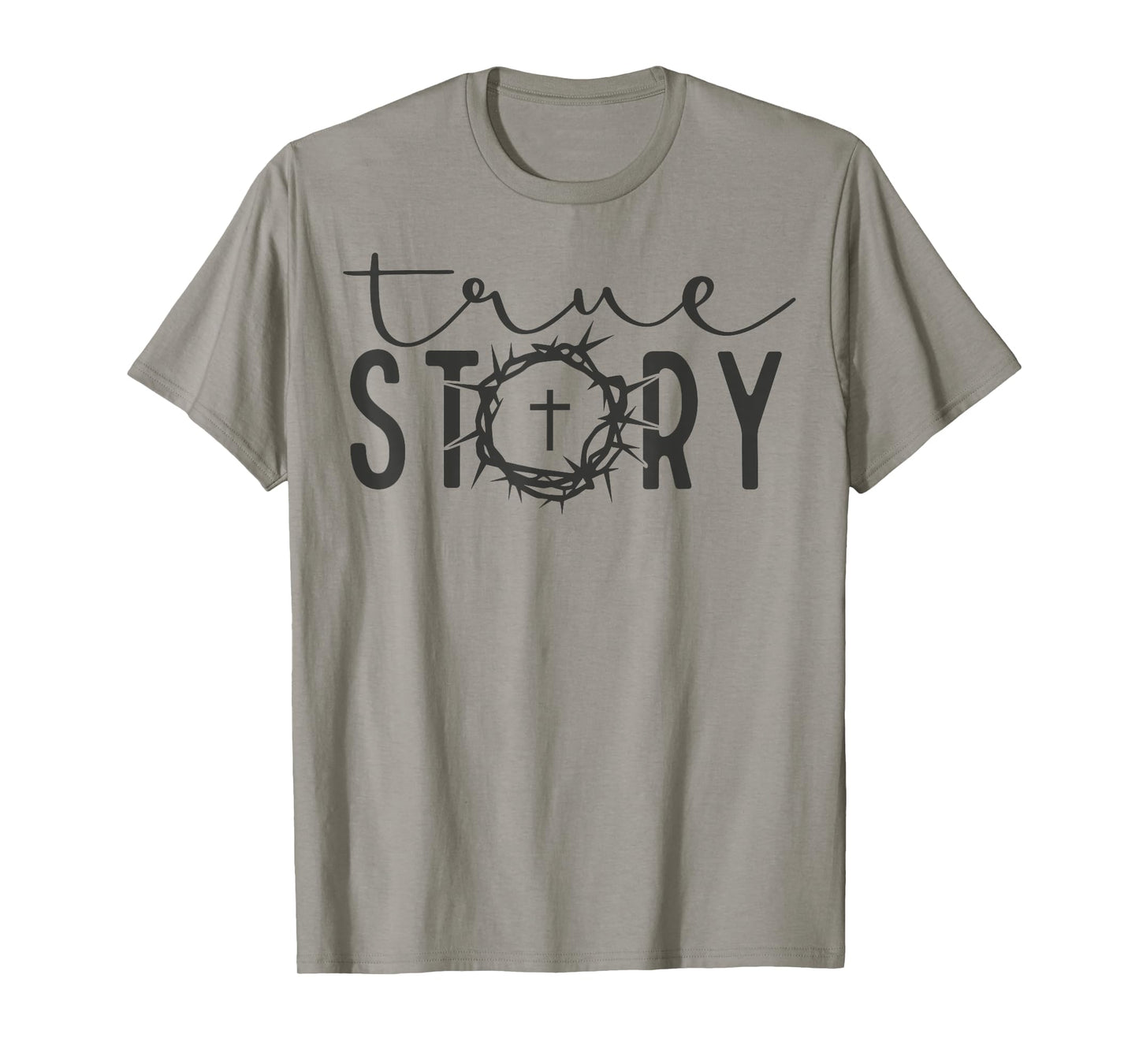 He Is Risen Cross Jesus Easter Day Christians True Story T-Shirt
