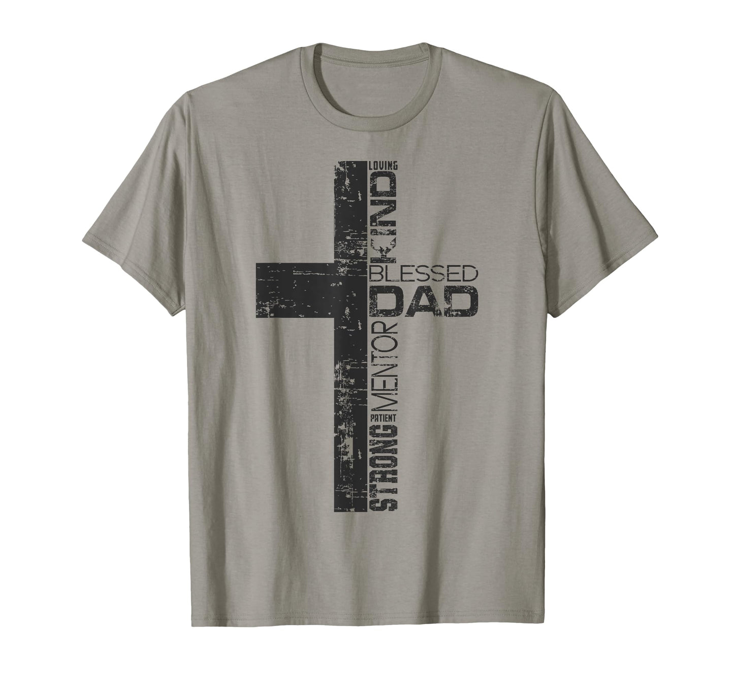 Blessed Dad Cross Christians Tee Father's Day Christian Dad T-Shirt