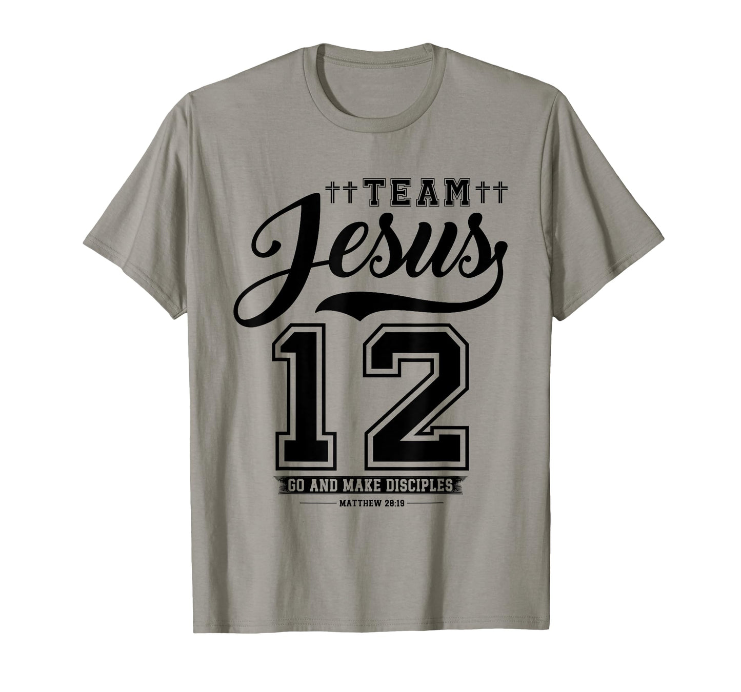 Jesus Baseball Team Jesus Christian Matthew 28:19 Verse T-Shirt