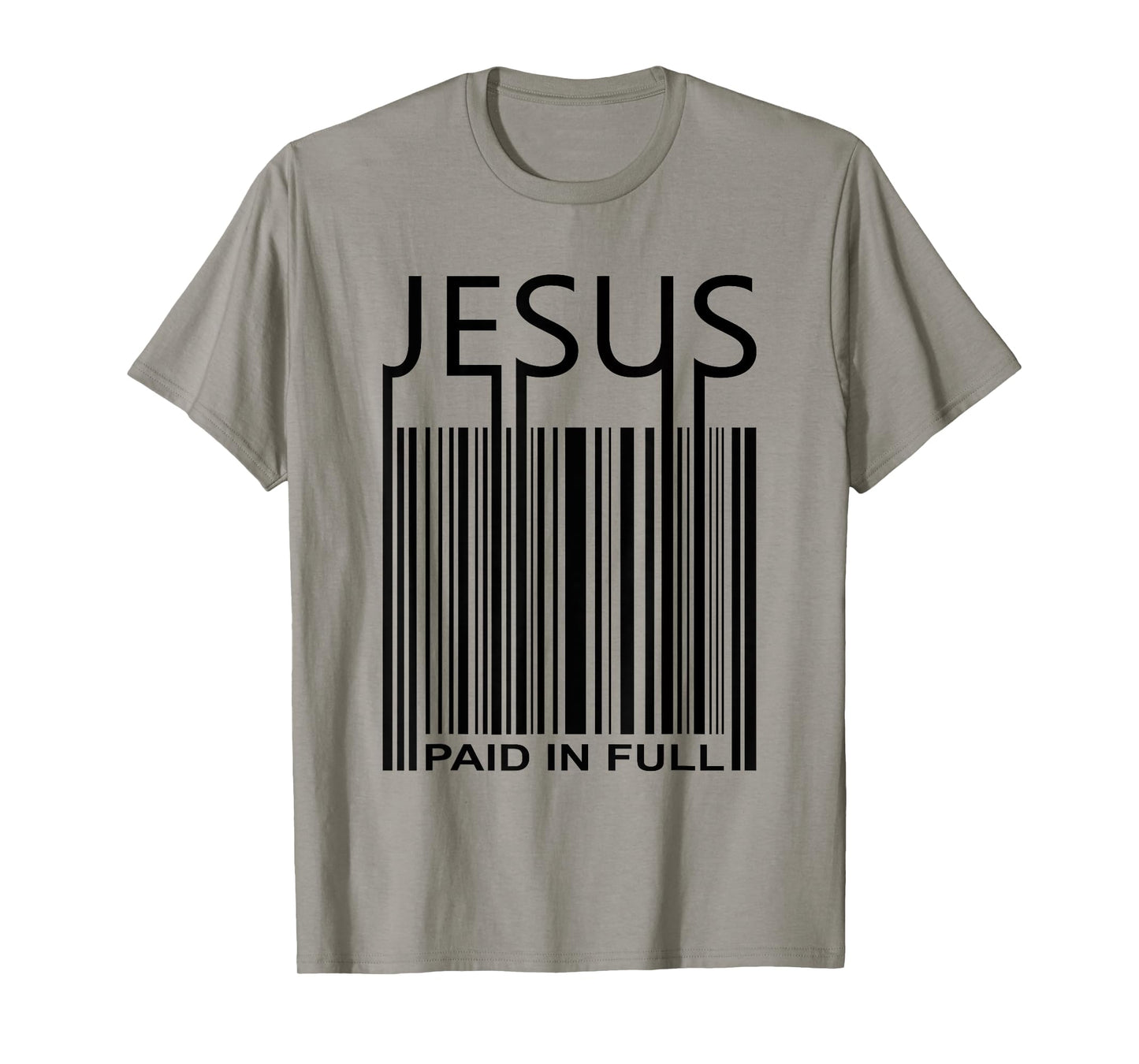 Jesus Bar Code Paid In Full -Christian Faith T Shirt