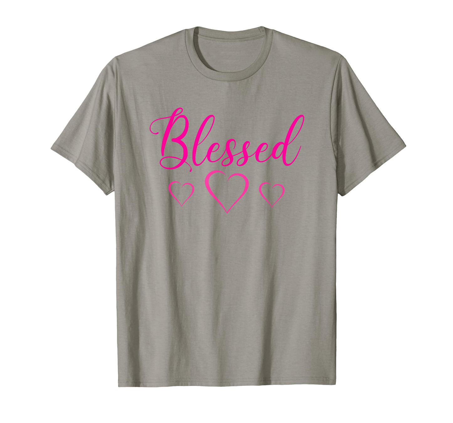 Blessed Tshirt for Women Heart Cute Sayings Tee Top T-Shirt