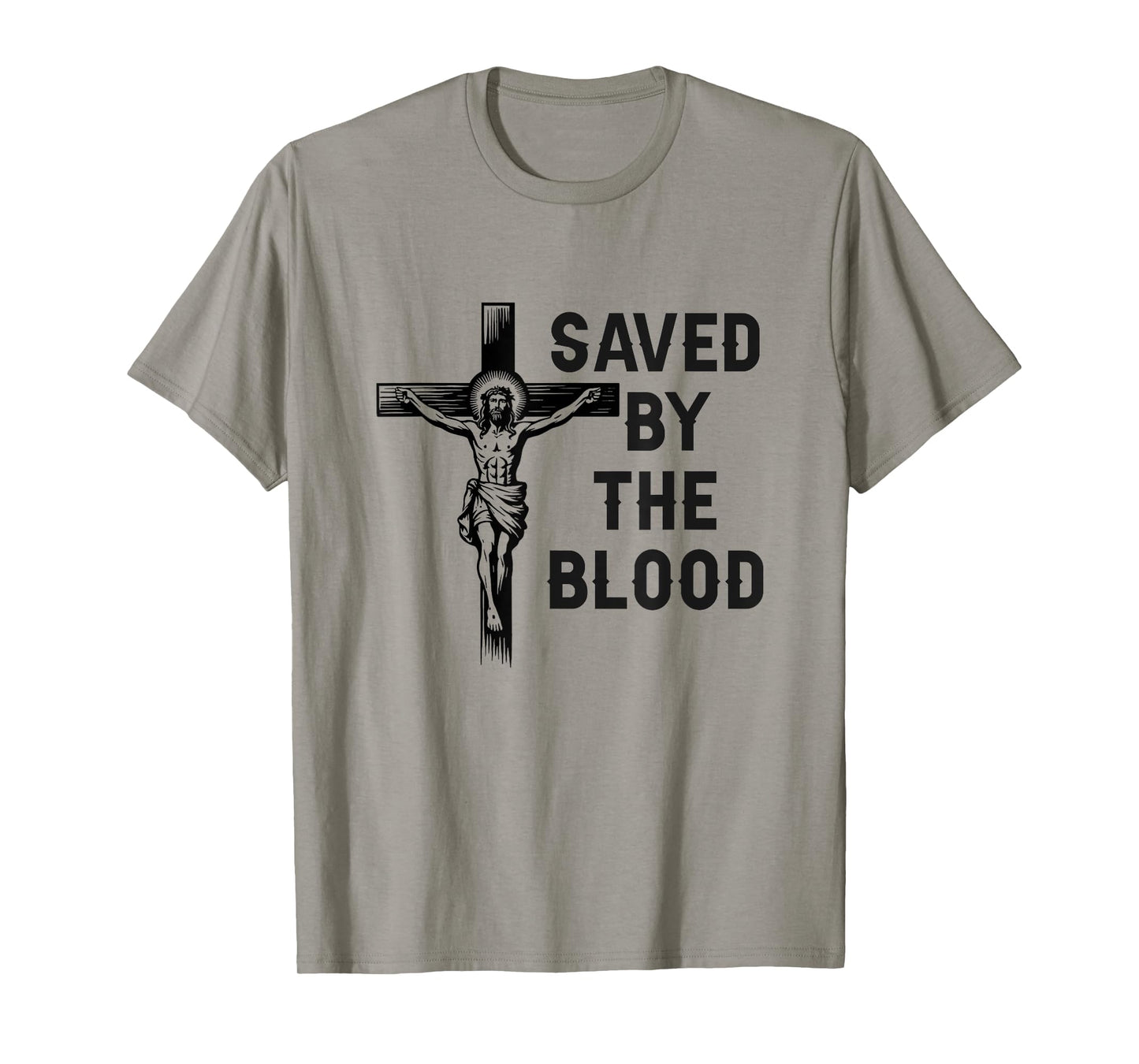 Saved by The Blood of Jesus-Christian Faith Bible T-Shirt