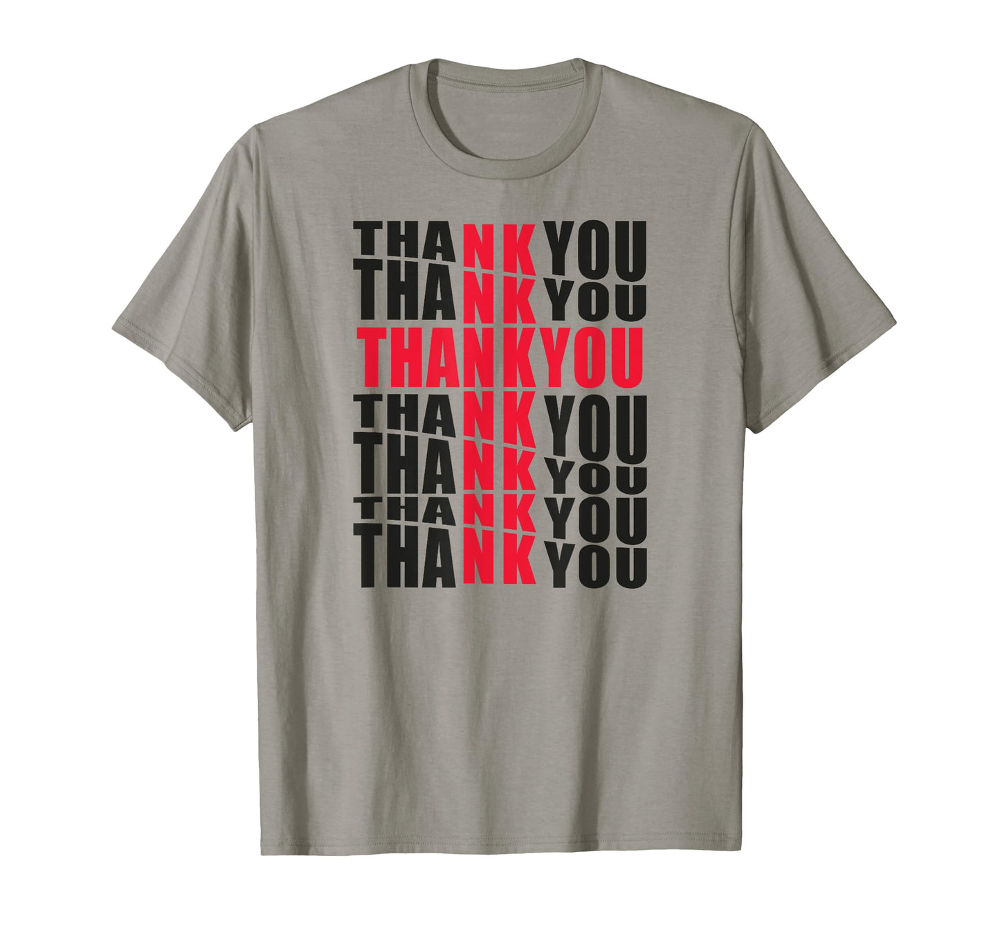 Luminositees Christian Thank You Cross T-Shirt - Women's Unisex Adults Grey Small Classic Fit Crew Neck Short Sleeve Graphic Tee