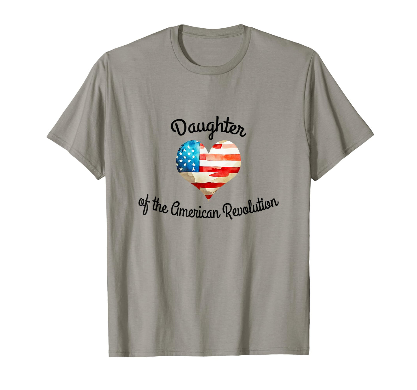 Daughter of American Revolution DAR History USA Heart b T-Shirt