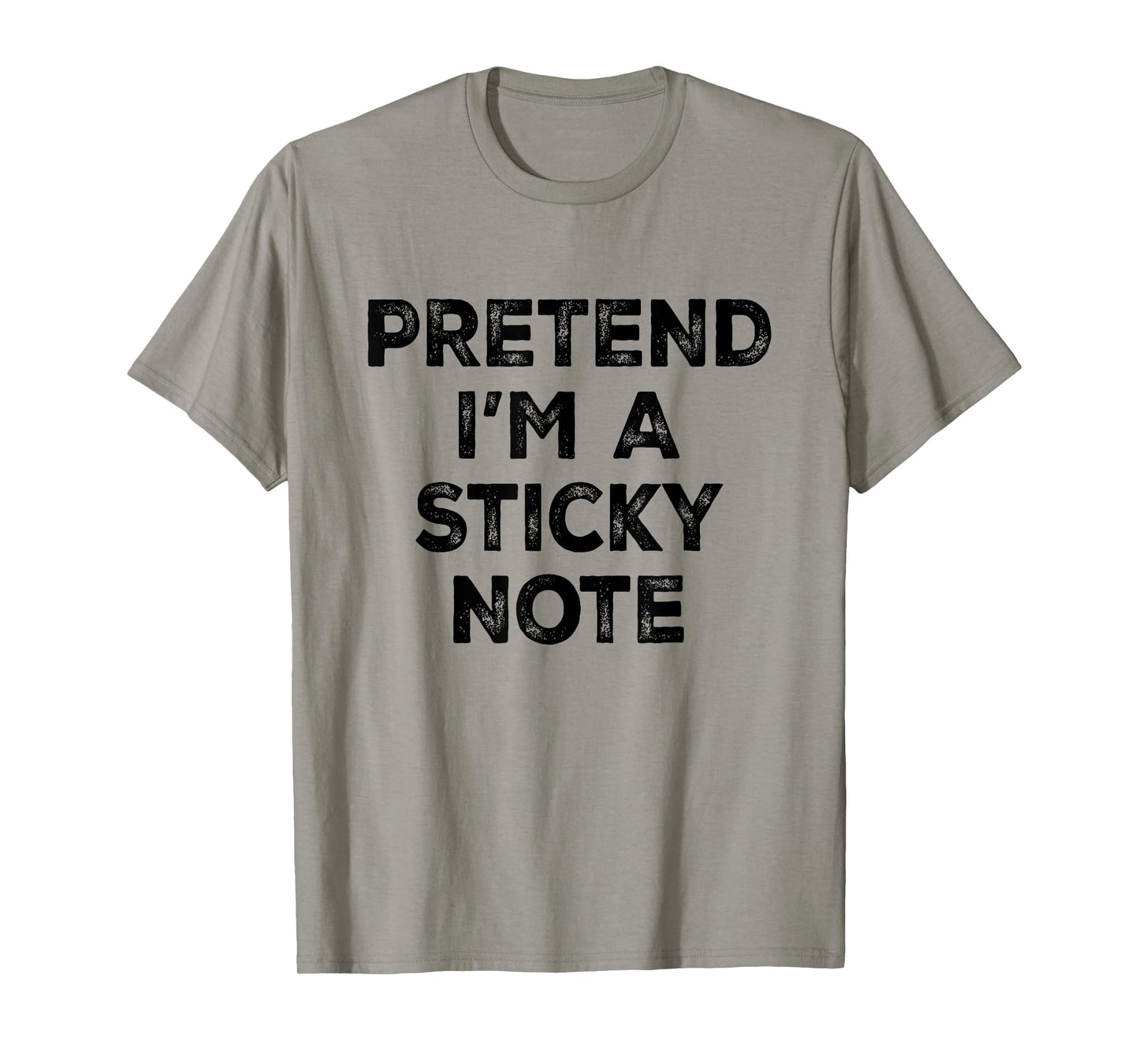 Pretend I'm A Sticky Note Lazy Halloween Costume T-Shirt