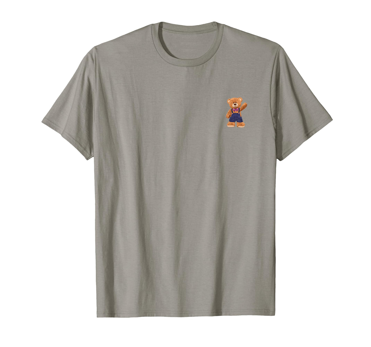 Thank God I Am German (Fun Teddy Bear Graphic) (Back Print) T-Shirt