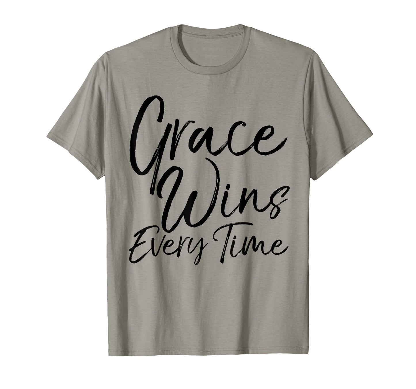 Grace Wins Every Time Shirt Vintage Inspirational Christian