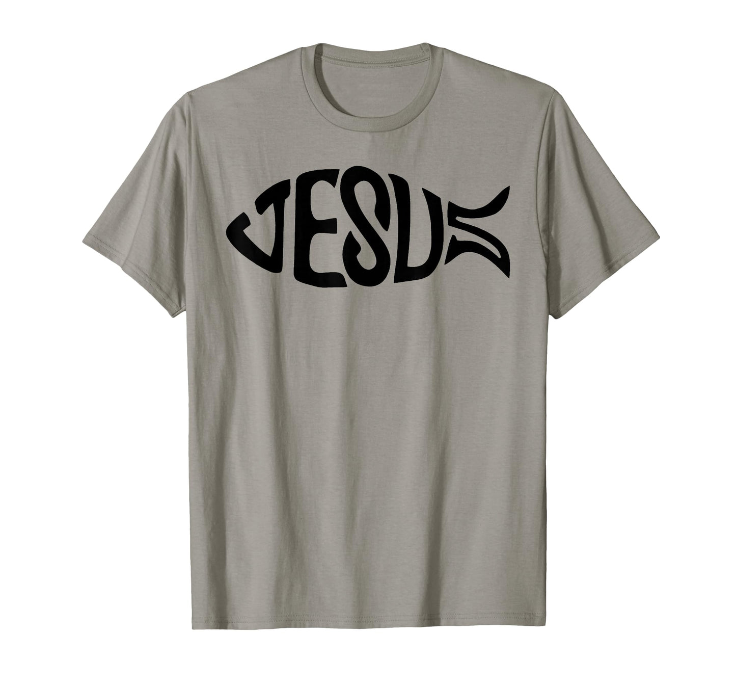 Jesus Ichthys Christian Cross God Faith Bible Religious Pray T-Shirt