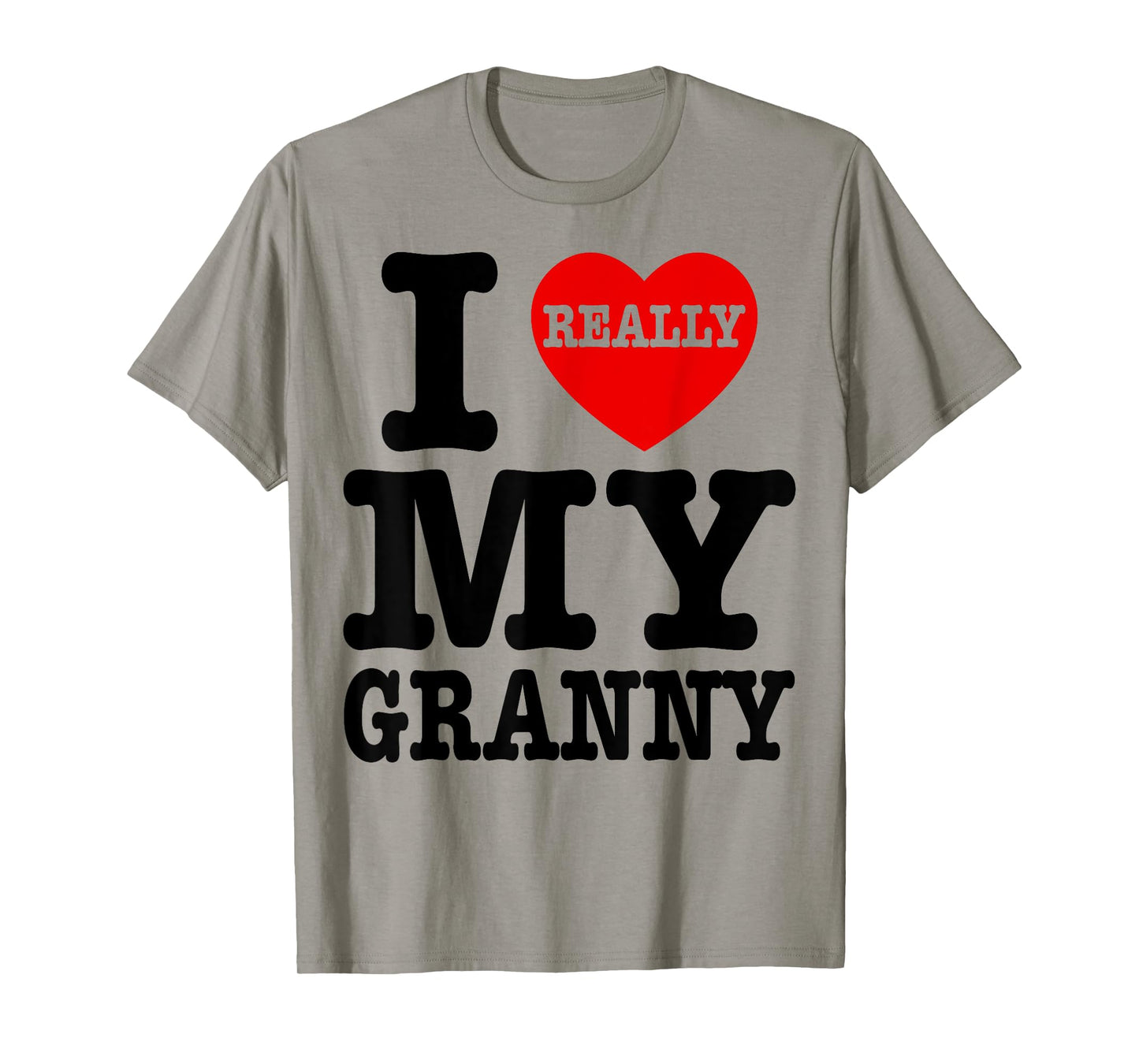 I Love (Heart) My Granny Grandma Kids Granddaughter Grandson T-Shirt