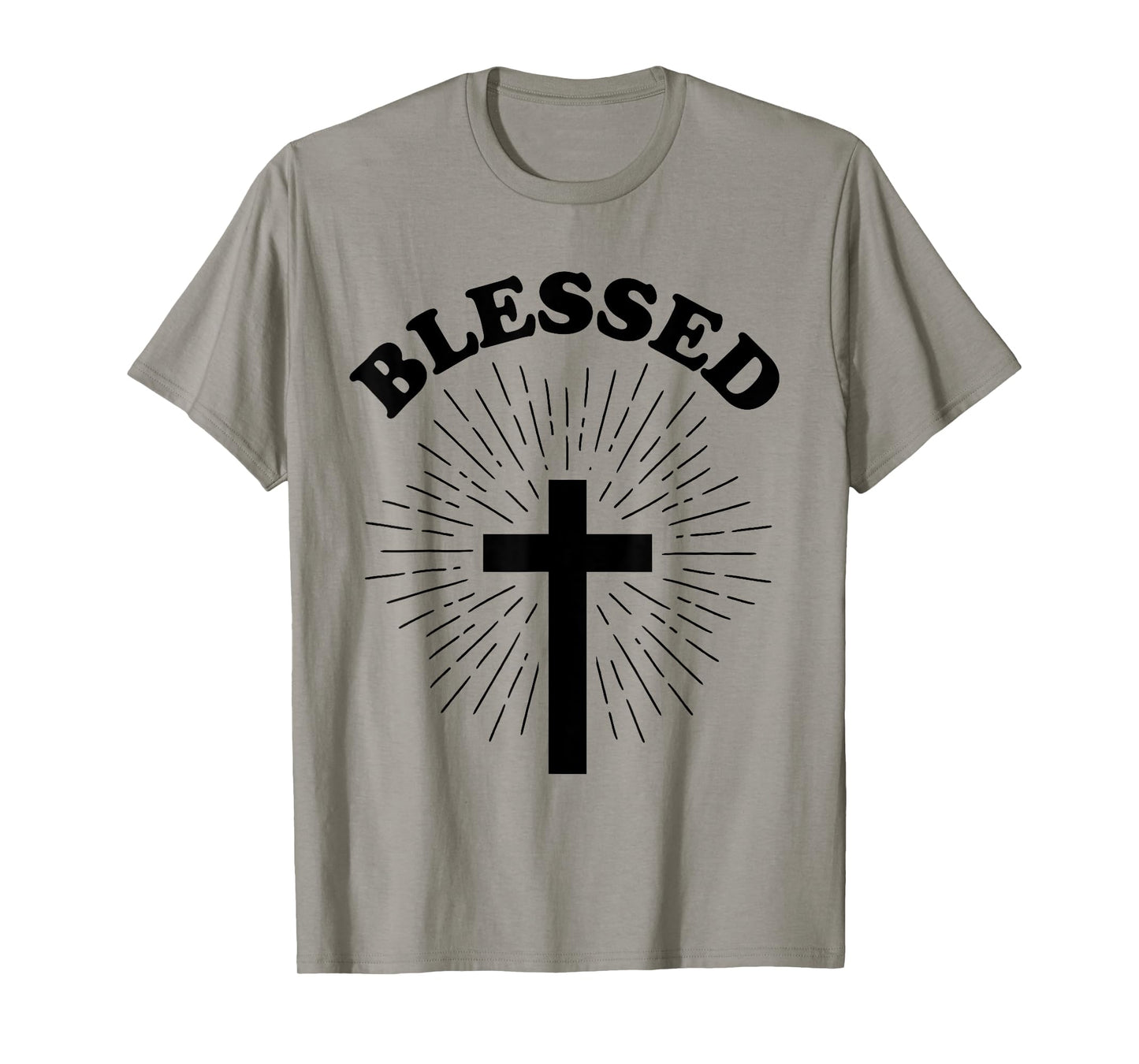 Vintage Blessed Christian Faith Cross Jesus Lover Spiritual T-Shirt