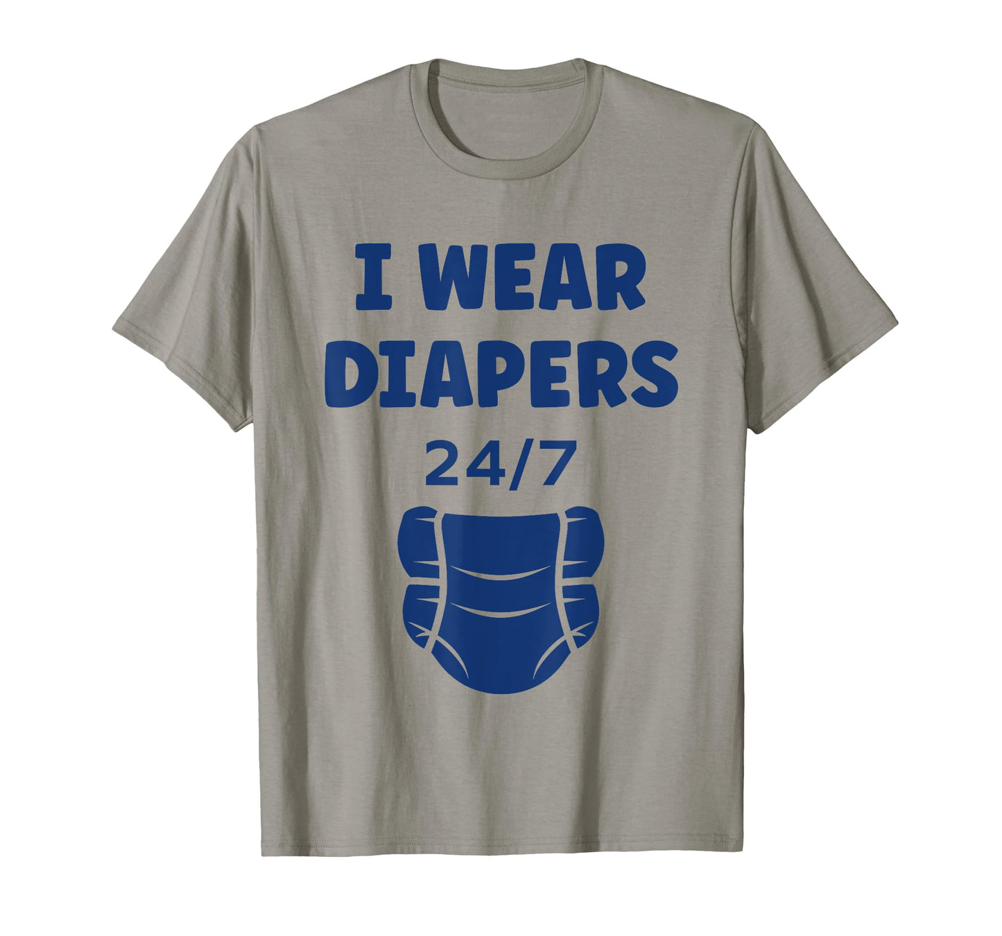 Diaper Minimalist Baby Parent i wear Diapers T-Shirt