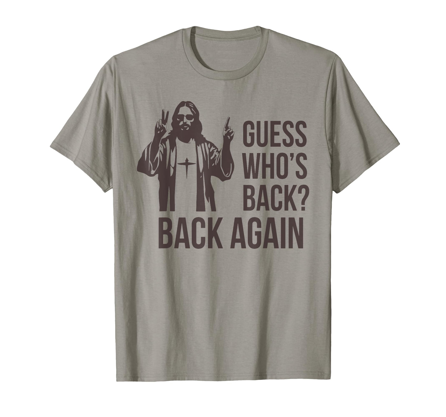 Guess Who's Back Back Again Happy Easter Jesus Christian T-Shirt