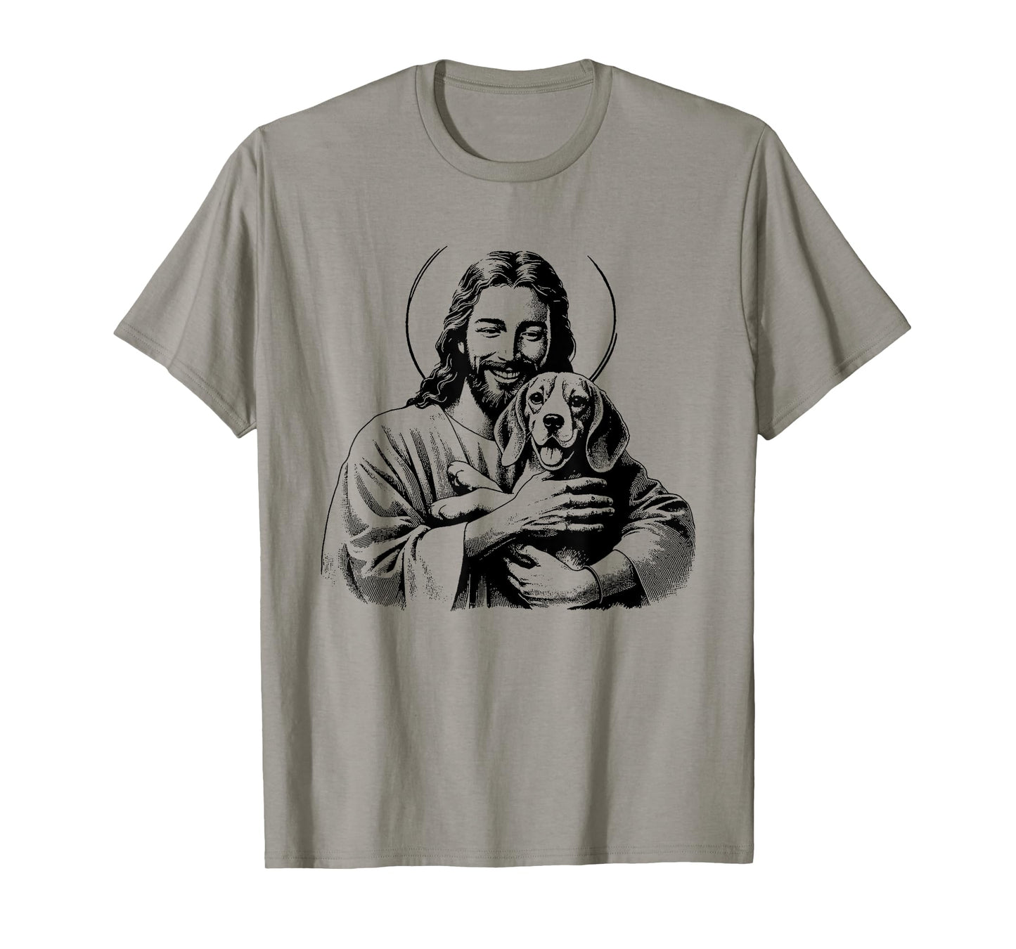 Jesus Beagle Dog - Funny Christian Religious Dog Lover Men Women Kids T-Shirt