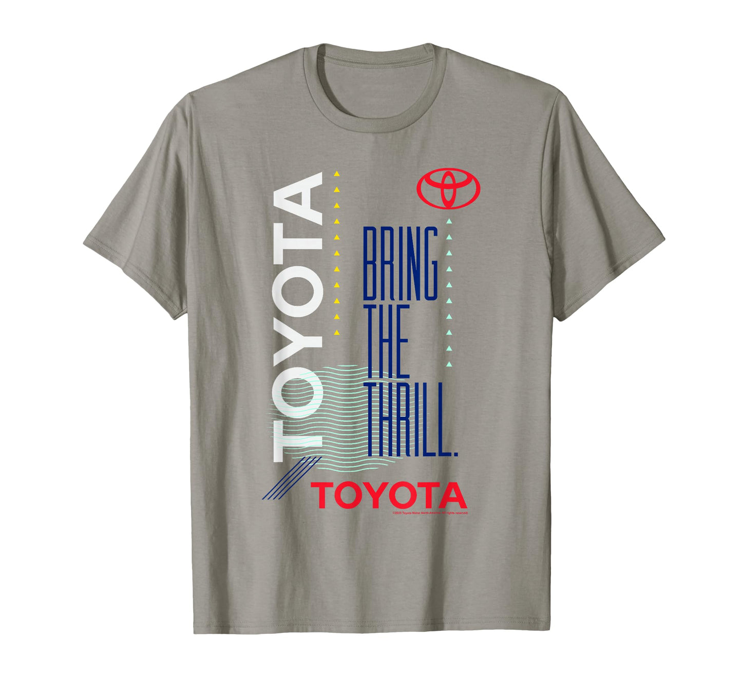 Toyota Bring The Thrill Epic Quote Big Chest Logo T-Shirt